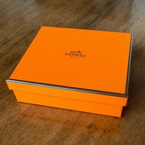 Hermes Vibrant Orange empty Gift Box